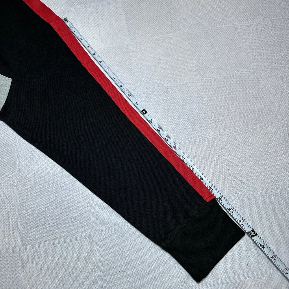 NEW Banana Republic Rugby Polo Mens Large Flame Logo‎ Long Sleeve Colorblock NWT